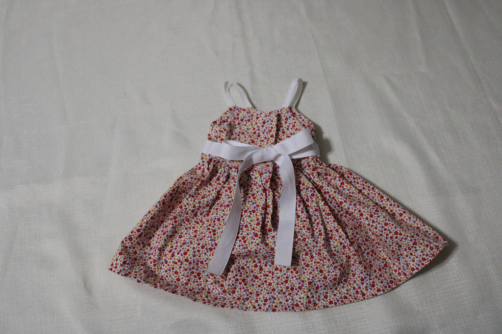 Handmade Flower Sun Dress for 18" Dolls - One of a Kind