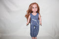 Handmade One-Piece Jumper for 18" Dolls - One of a Kind