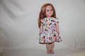 Handmade Floral Dress for 18" Dolls - One of a Kind
