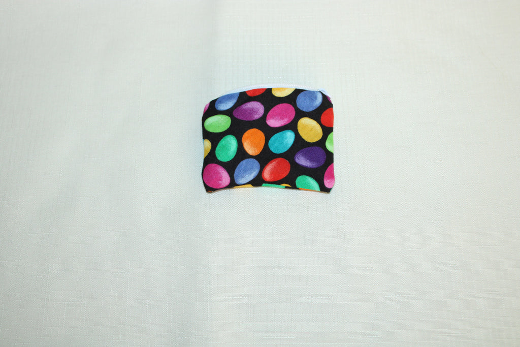 Mini Zipper Change Purse | Colorful Easter Print