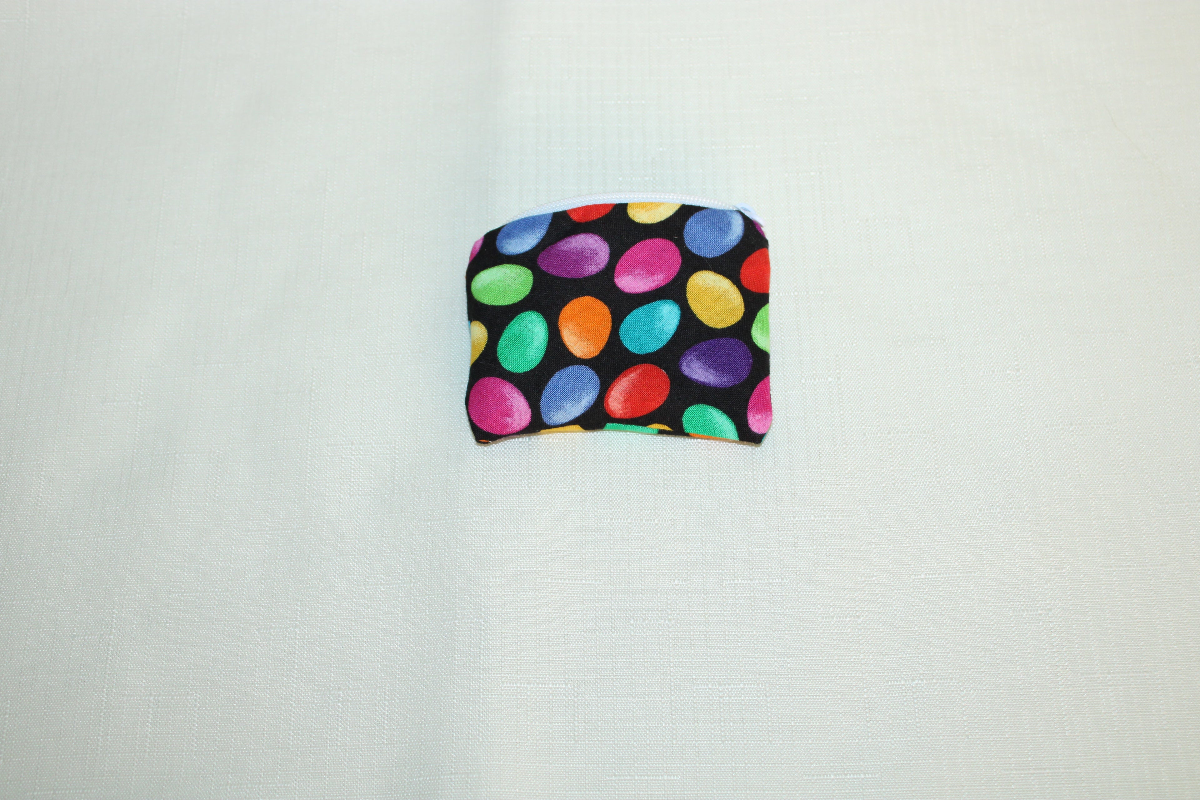Mini Zipper Change Purse | Colorful Easter Print