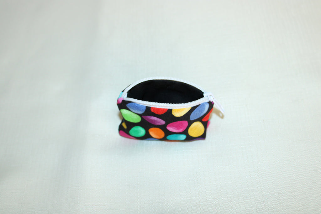 Mini Zipper Change Purse | Colorful Easter Print