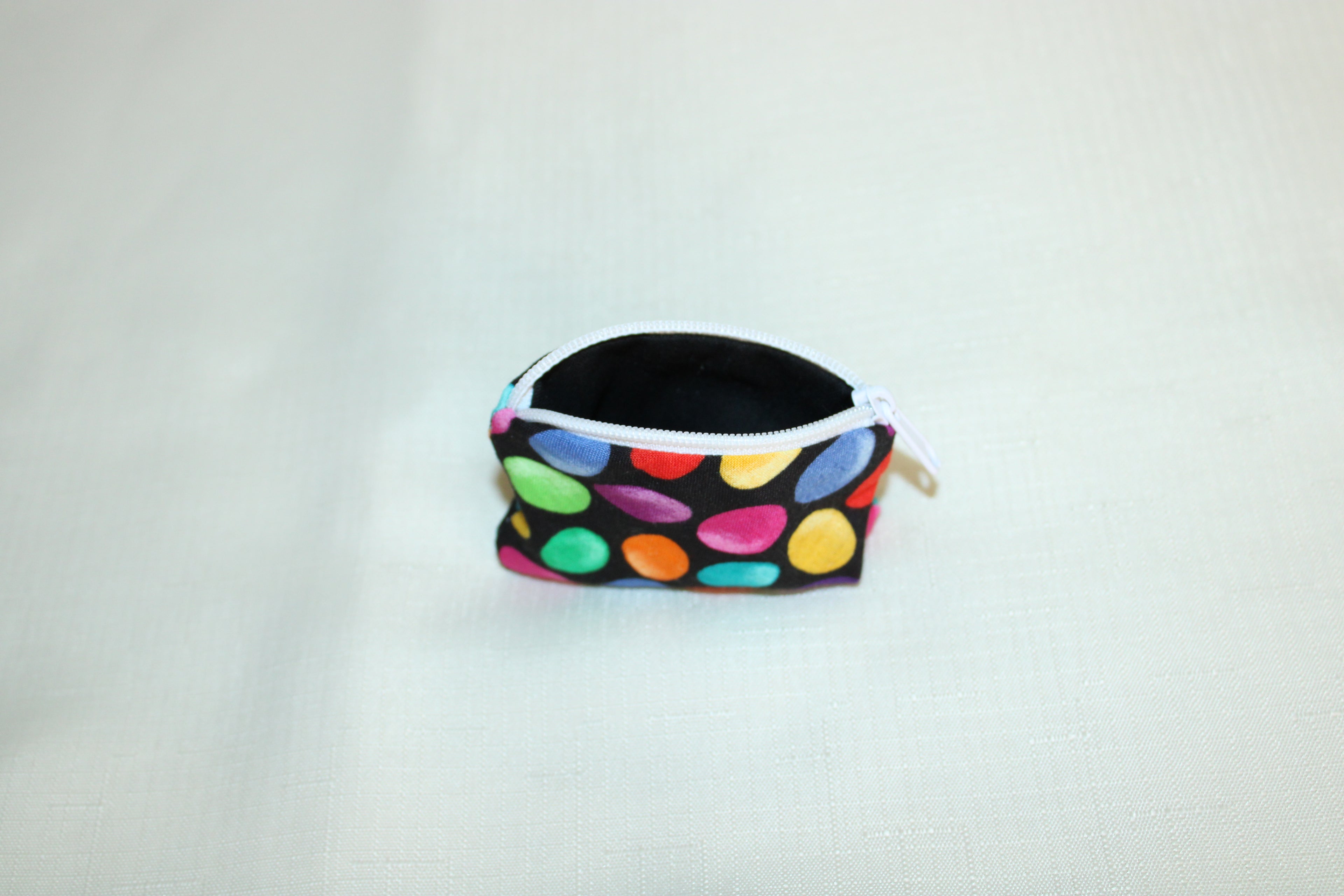 Mini Zipper Change Purse | Colorful Easter Print